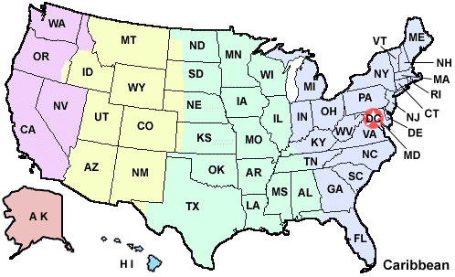 Usa Map By State