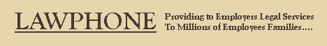 When employees have legal concerns, employers have productivity problems. Solve them both with: LawPhone!