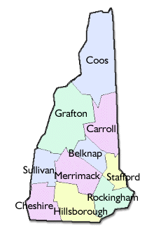 NH State Map