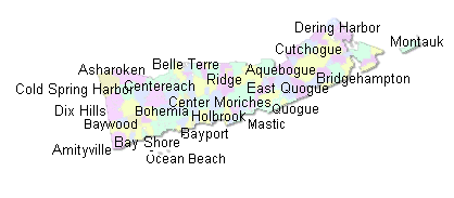 Suffolk County Map