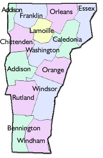 VT State Map