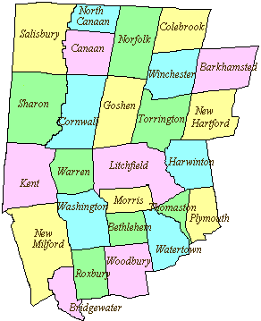 Litchfield County Map